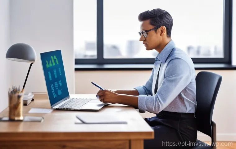 40대의 연금과 자산 형성의 연관성 - **Prompt 1: Focused Financial Planning**
"A person, appearing to be in their early to mid-40s, s...