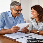 Home 21 50대의 노후 준비를 위한 투자 방법 - **Prompt 1: Financial Wisdom and Diversified Growth in Portugal**
"A confident and happy Portugu...